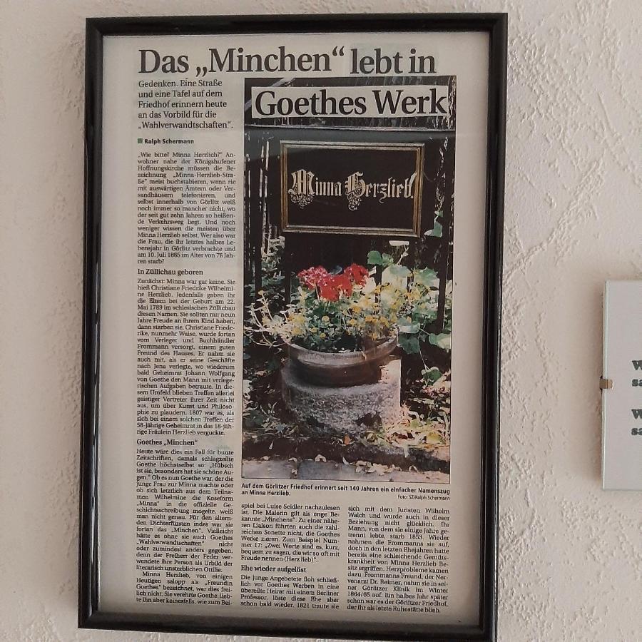 Ferienwohnung Minna Herzlieb Görlitz Εξωτερικό φωτογραφία